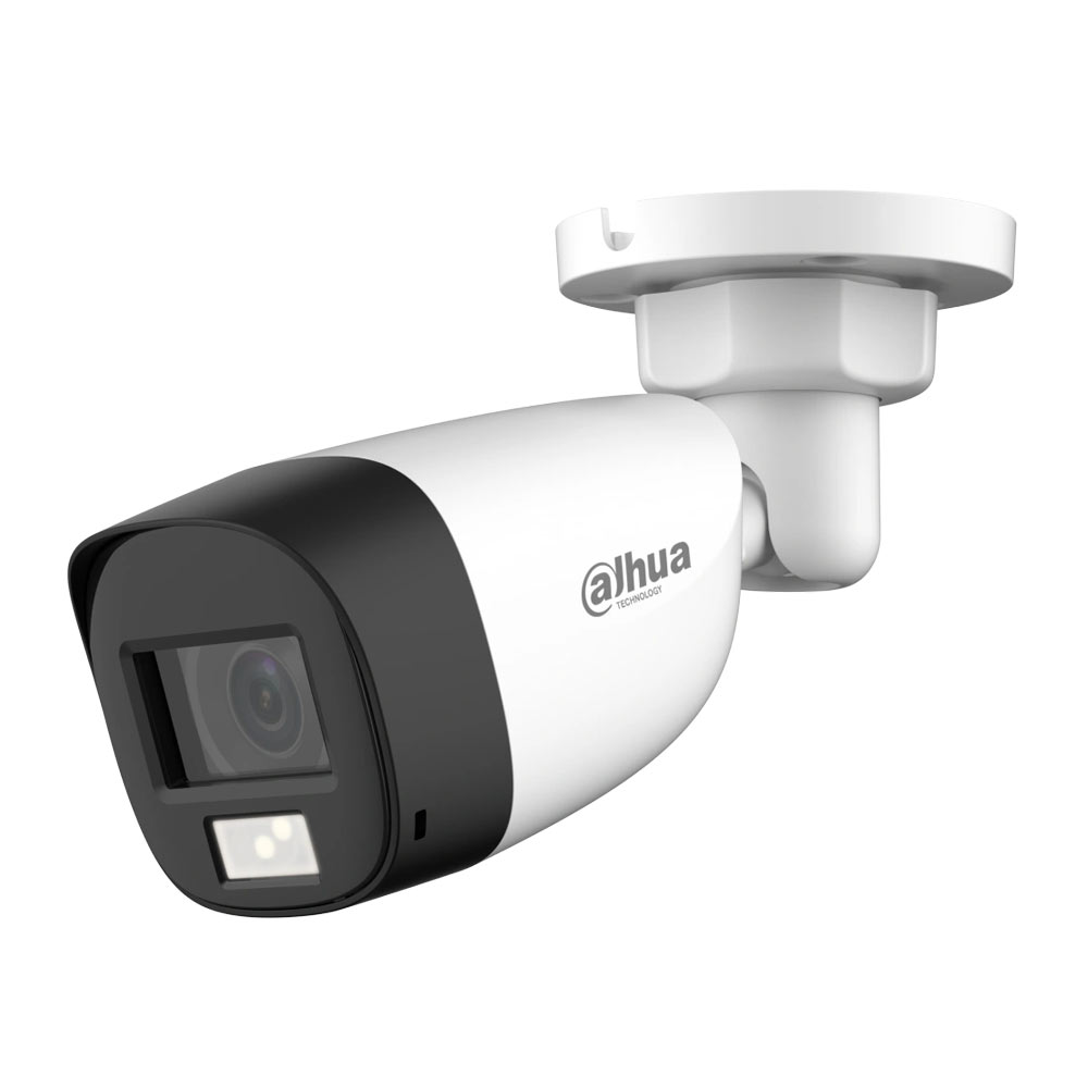 HDCVI-видеокамера 2Mp Dahua DH-HAC-HFW1200CLP-IL-A f=2.8mm, ИК+LED, с микрофоном купить в Украине
