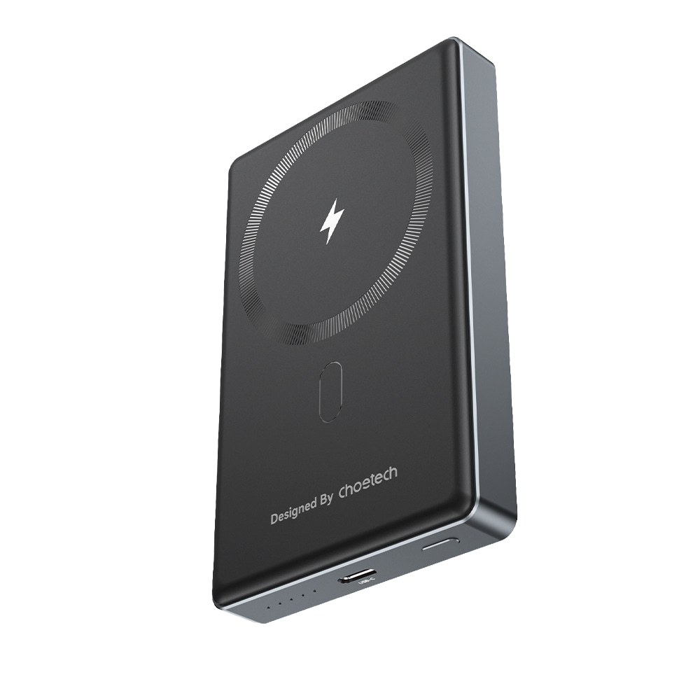 Повербанк 10000mAh Choetech B739 Black QC3.0 PD3.0 бездротова магнітна зарядка купити в Україні
