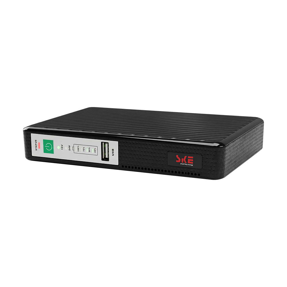 Джерело безперебійного живлення Mini UPS SKE POE-432N 8800mAh 5V/9V/12V/15V/24V/PoE, Li-ion 4*2.2Ah, для роутера та оптичного терміналу купити в Україні