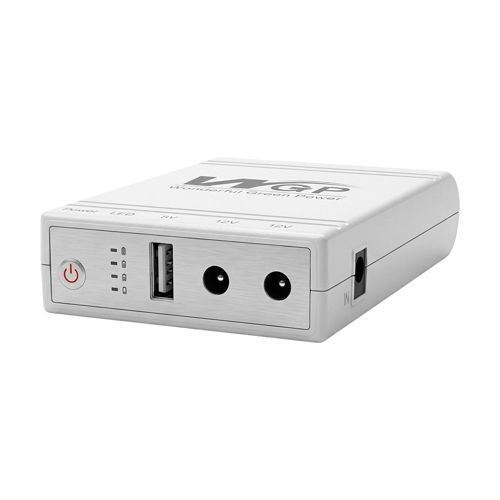 Источник бесперебойного питания Mini UPS WGP UPS103A 10400mAh 5V/12V/12V, Li-ion 4*2.6Ah, для роутера и оптического терминала купить в Украине