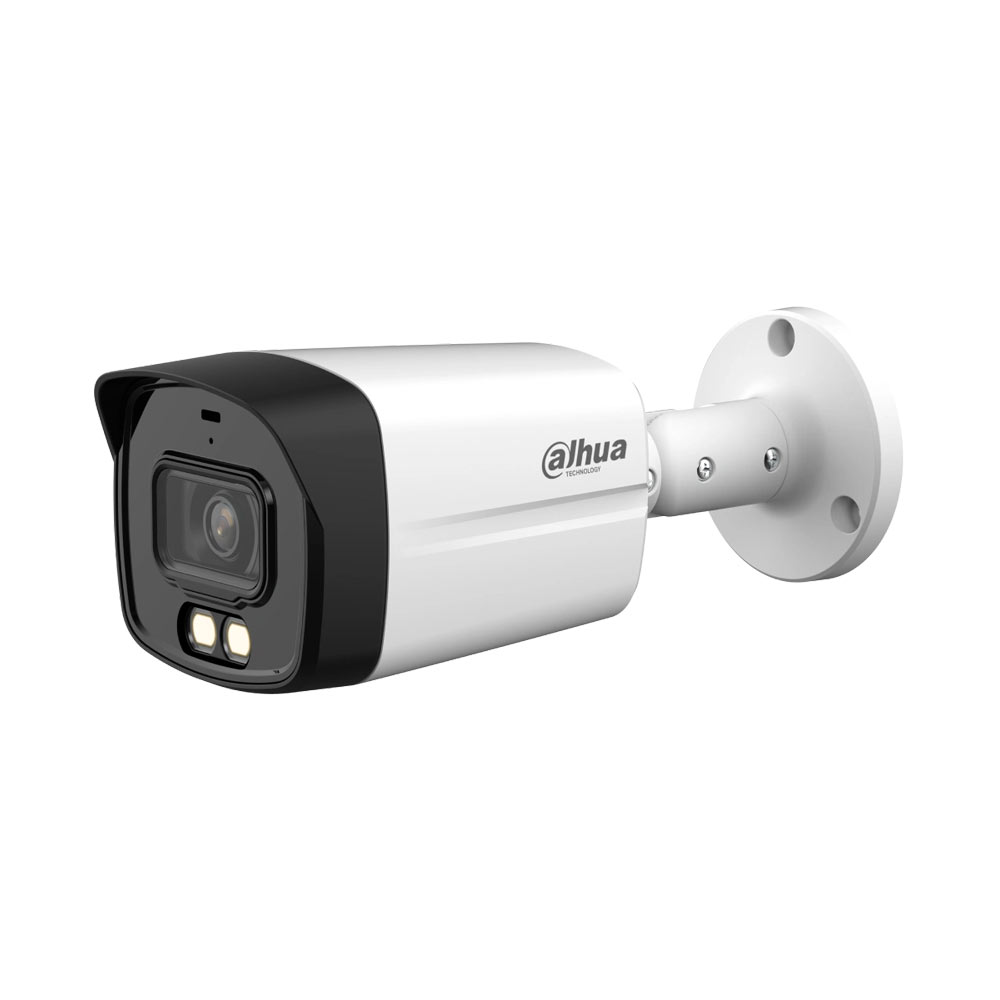 HDCVI-видеокамера 8Mp Dahua DH-HAC-HFW1801TLMP-IL-A f=2.8mm, ИК+LED, с микрофоном купить в Украине