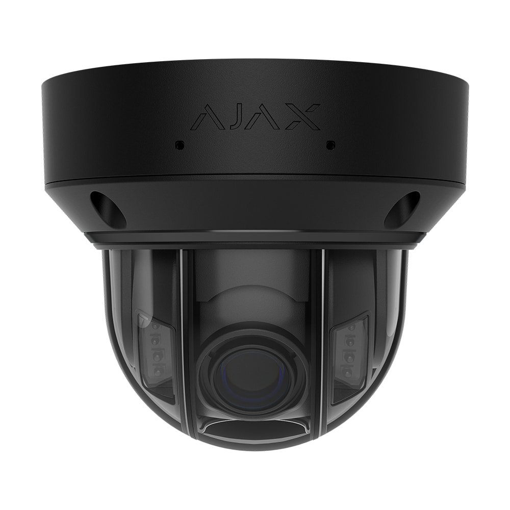 IP-видеокамера 5Mp Ajax DomeCam HLVF (5 Mp) Black f=2.8-12mm, ИК+LED-подсветка, с микрофоном купить в Украине