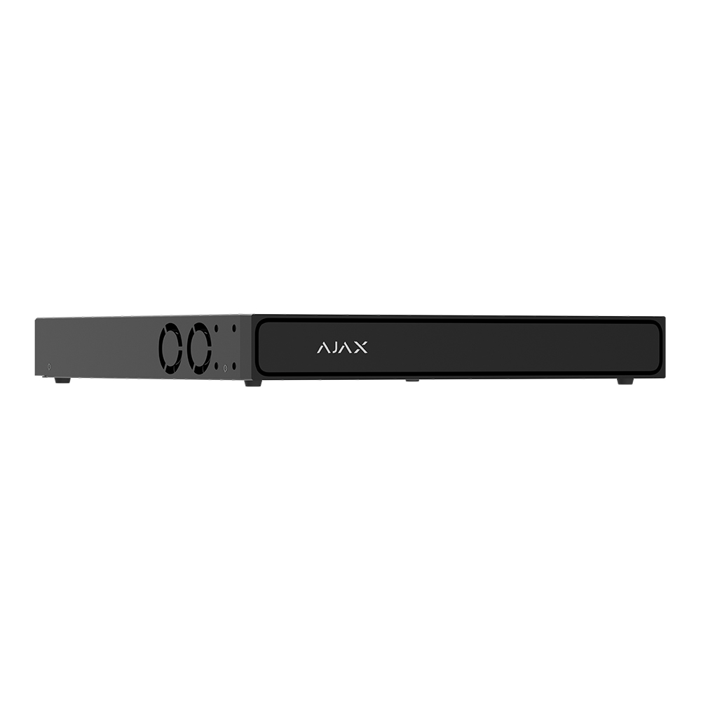 IP-відеореєстратор 8-канальний 12Mp Ajax NVR H2DAC (8-ch) Black купити в Україні