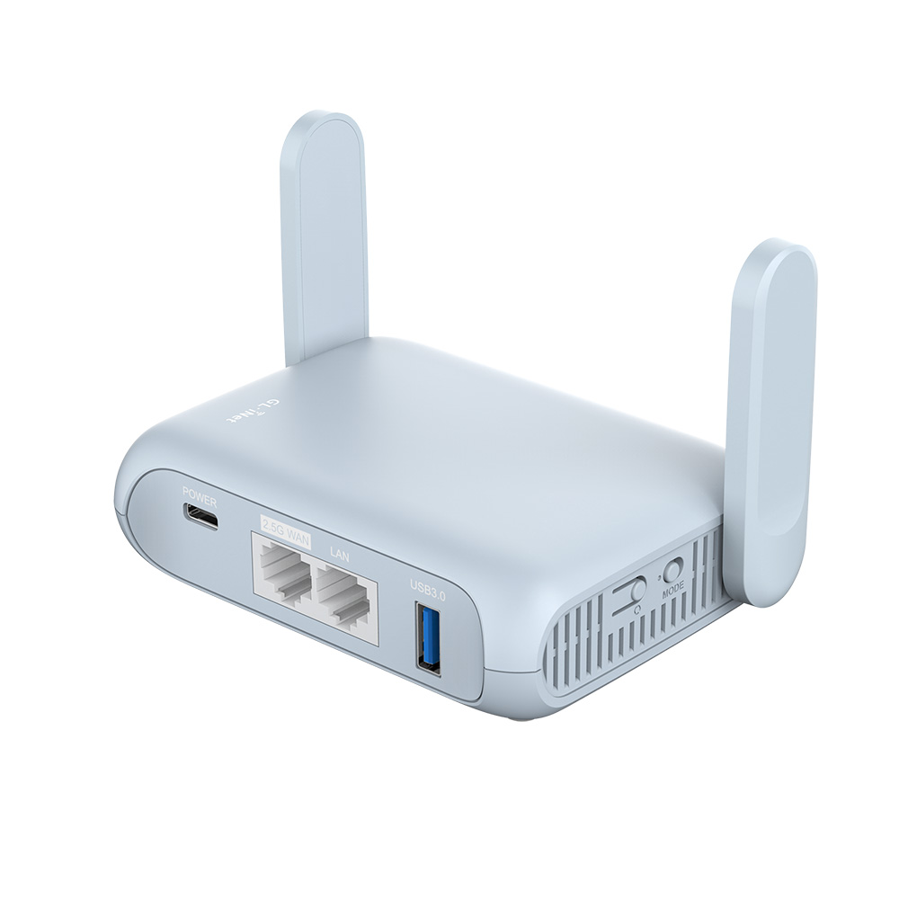 WiFi 6 маршрутизатор GL.iNet Beryl AX (GL-MT3000-EU) 2.5G дводіапазонний портативний купити в Україні