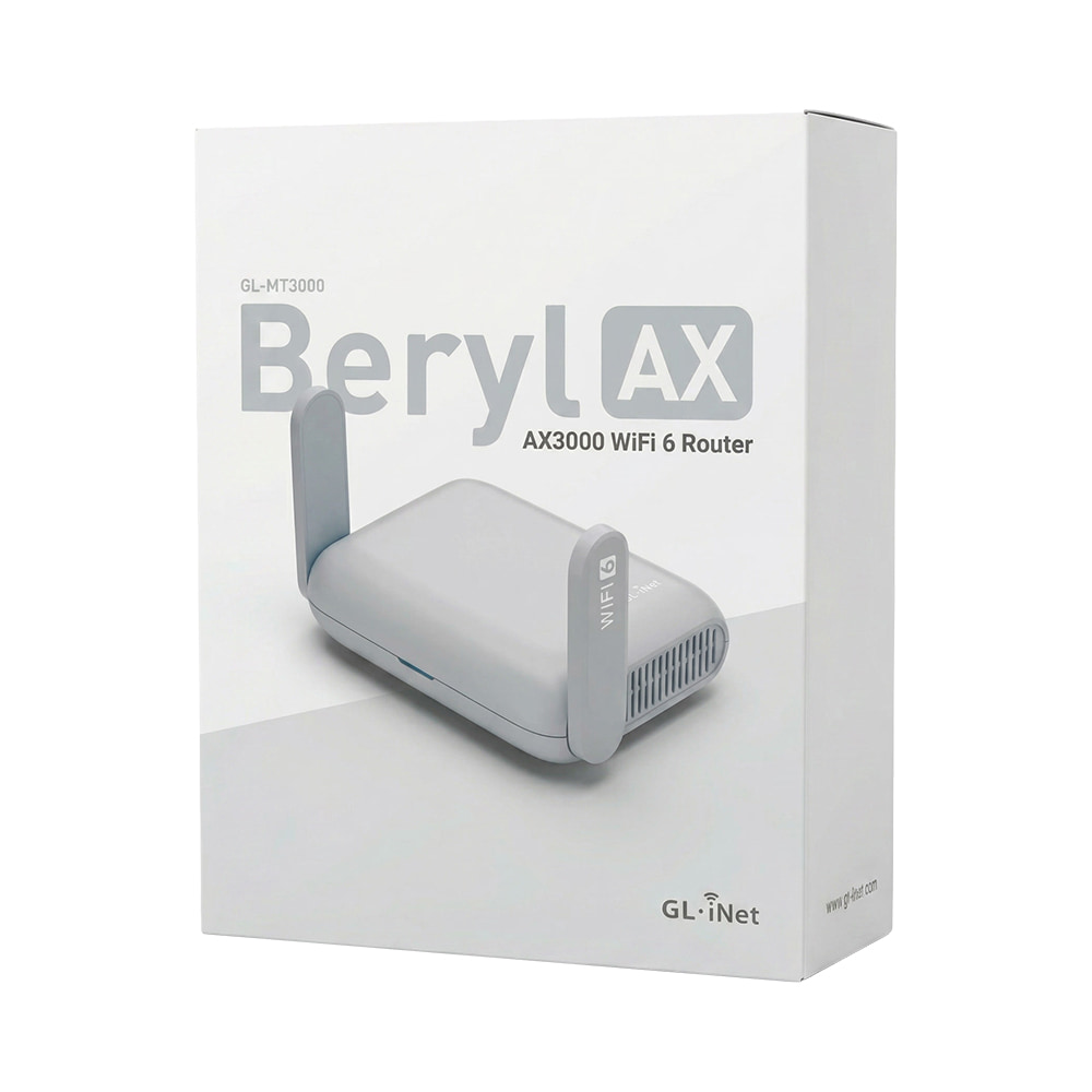 WiFi 6 маршрутизатор GL.iNet Beryl AX (GL-MT3000-EU) 2.5G