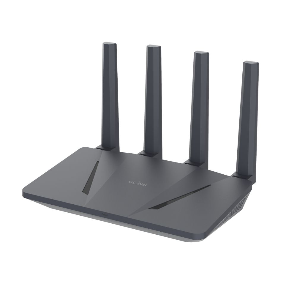 WiFi 6 маршрутизатор GL.iNet Flint (GL-AX1800-EU) гигабитный двухдиапазонный купить в Украине