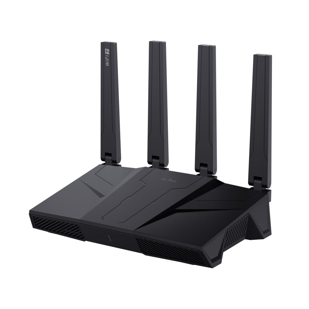 WiFi 7 маршрутизатор GL.iNet Flint 3 (GL-BE9300-EU) 2.5G трехдиапазонный купить в Украине