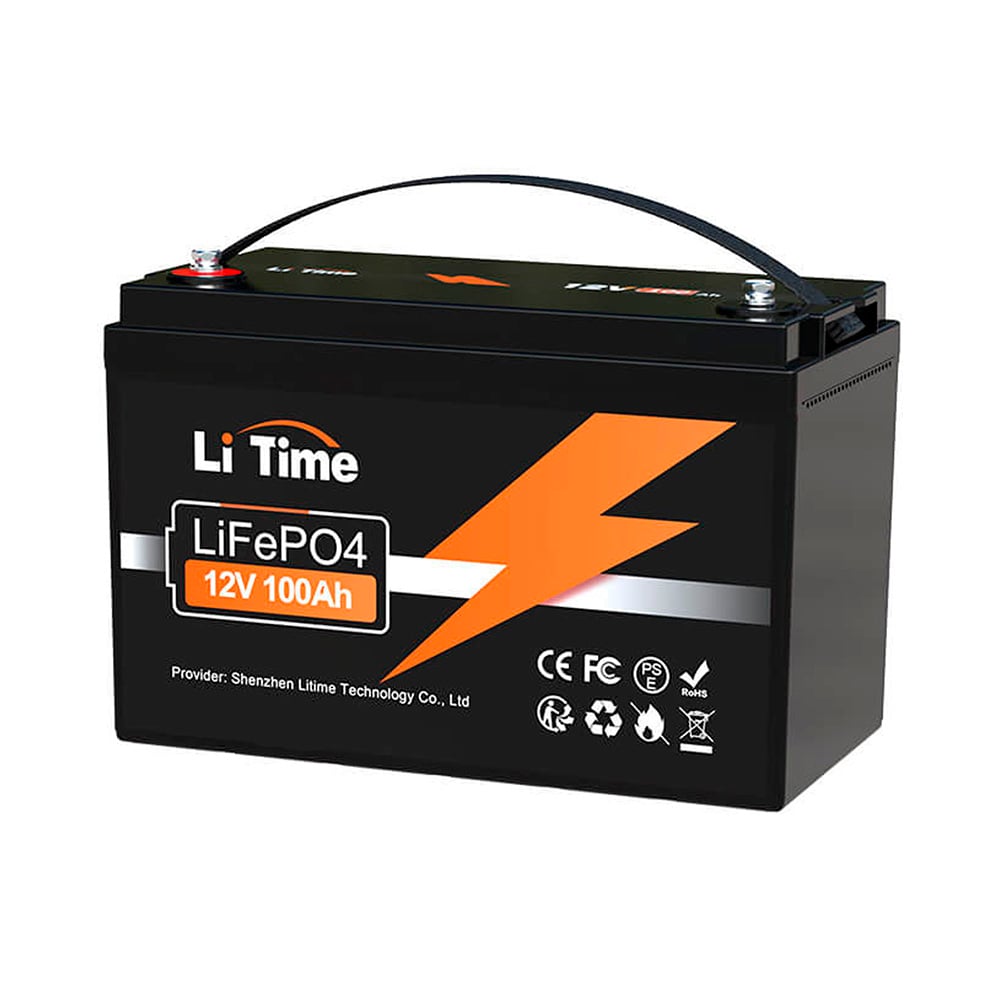 Акумуляторна батарея літій-залізо-фосфатна 12.8В 100А*год LiTime LiFePO4 LT12V100 купити в Україні