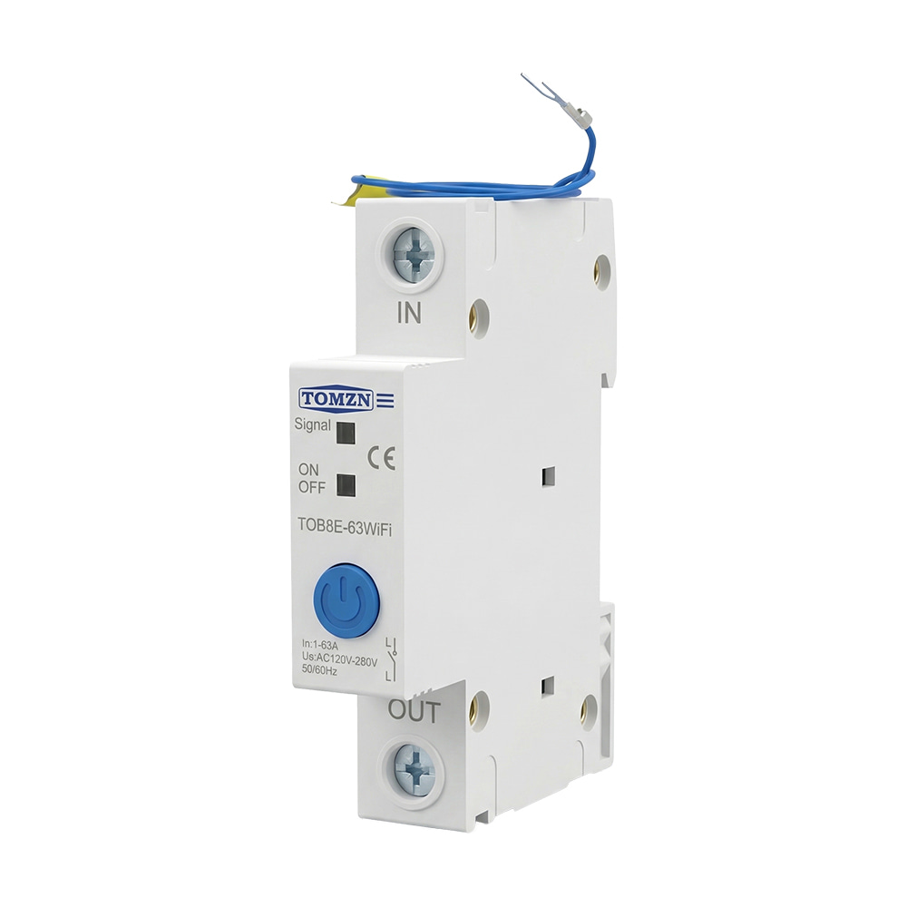Розумний автоматичний вимикач з Wi-Fi (eWeLink) TOMZN TOB8E-63 63A купити в Україні