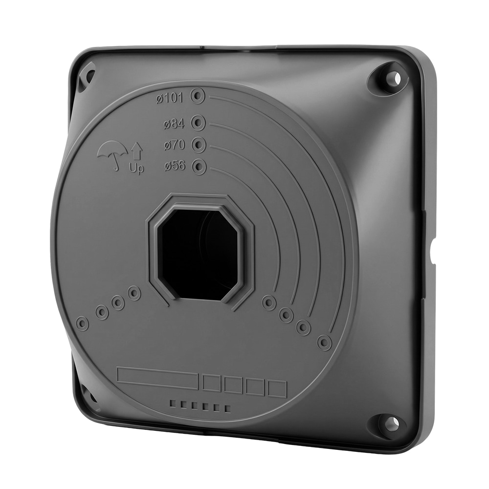 Монтажна коробка Light Vision VLC-08BX, пластик, 130*130*40 мм, графітова купити в Україні