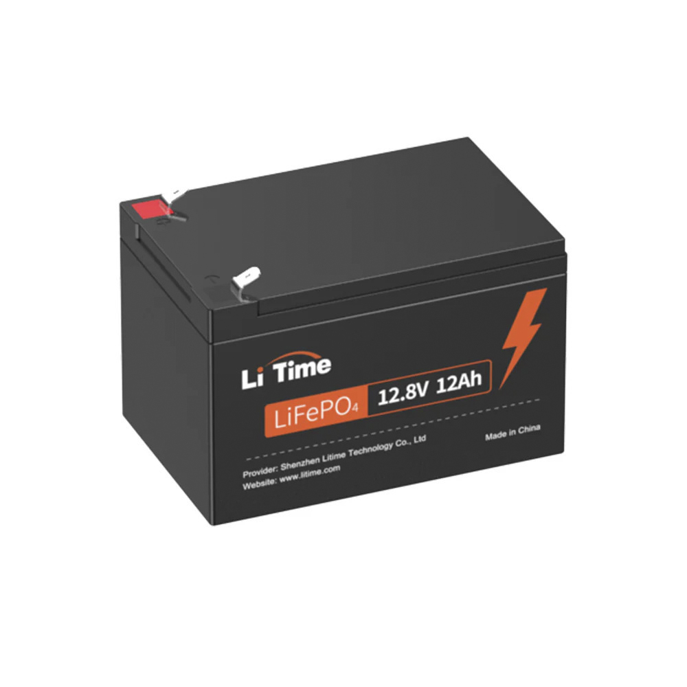Аккумуляторная батарея литий-железо-фосфатная 12.8В 12А*ч LiFePO4 LiTime L12V12-12-BASIC-8-A12 купить в Украине