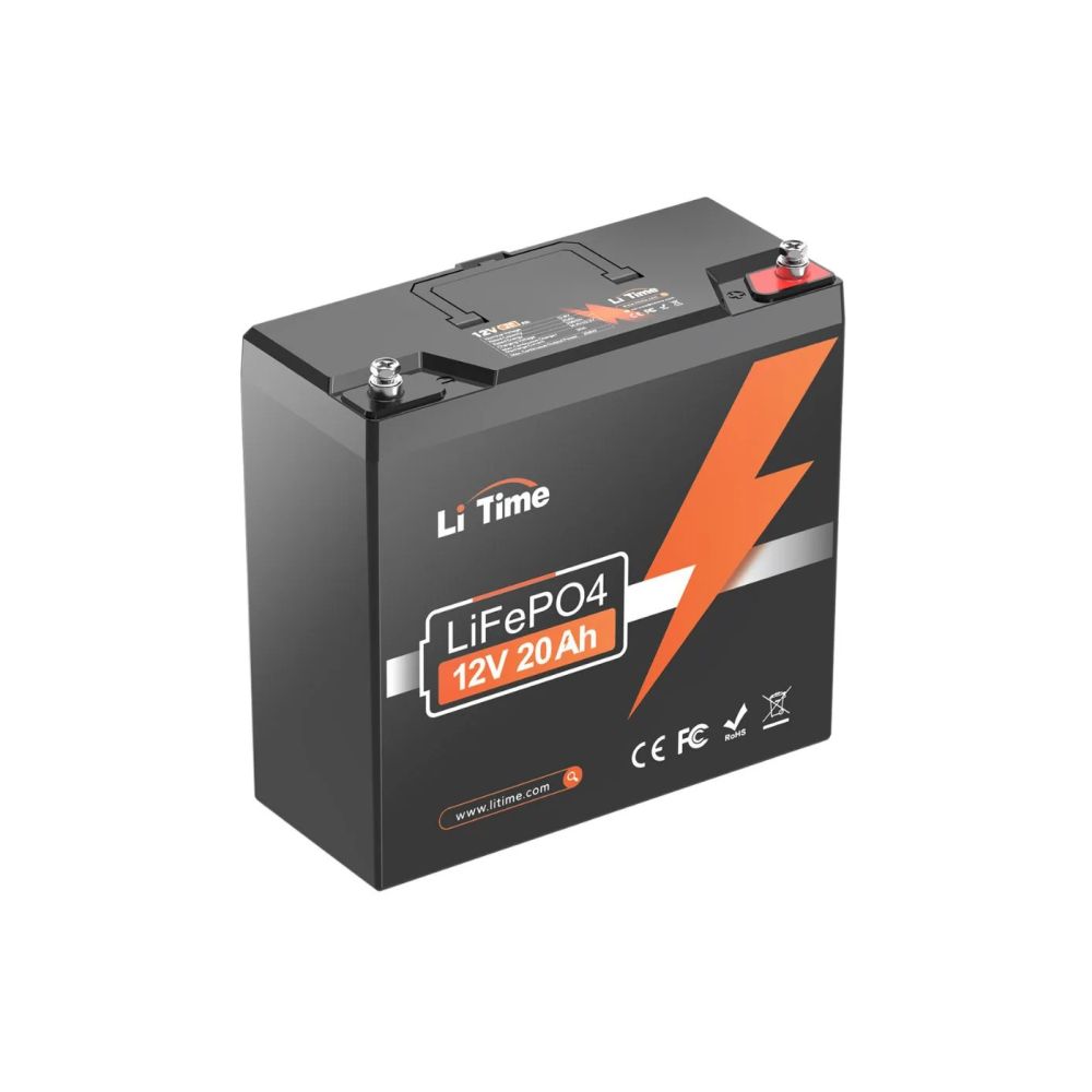 Аккумуляторная батарея литий-железо-фосфатная 12.8В 20А*ч LiFePO4 LiTime L12V20-20-BASIC-4-A20 купить в Украине
