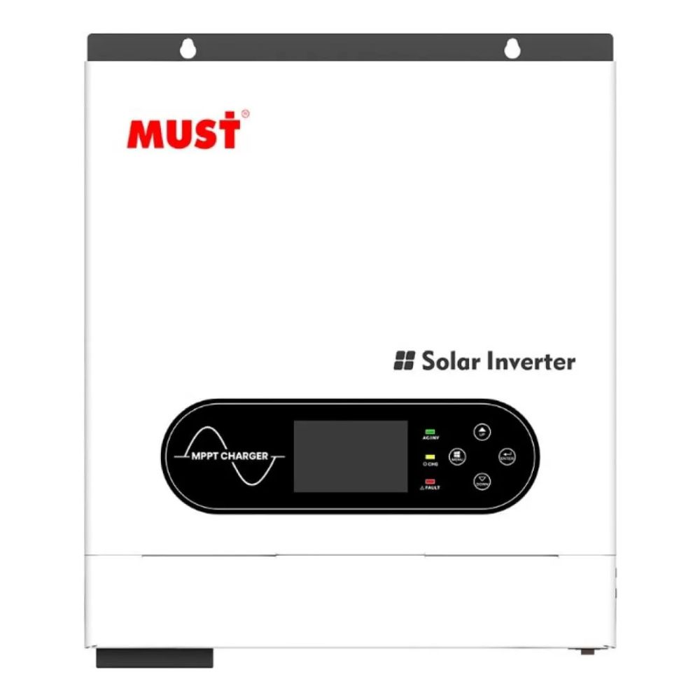 Автономний высокочастотный инвертор для солнечных панелей 4kW Must PV18-4024 ECO DC24V, MPPT (100А, 60-360 VDC) off-grid купить в Украине