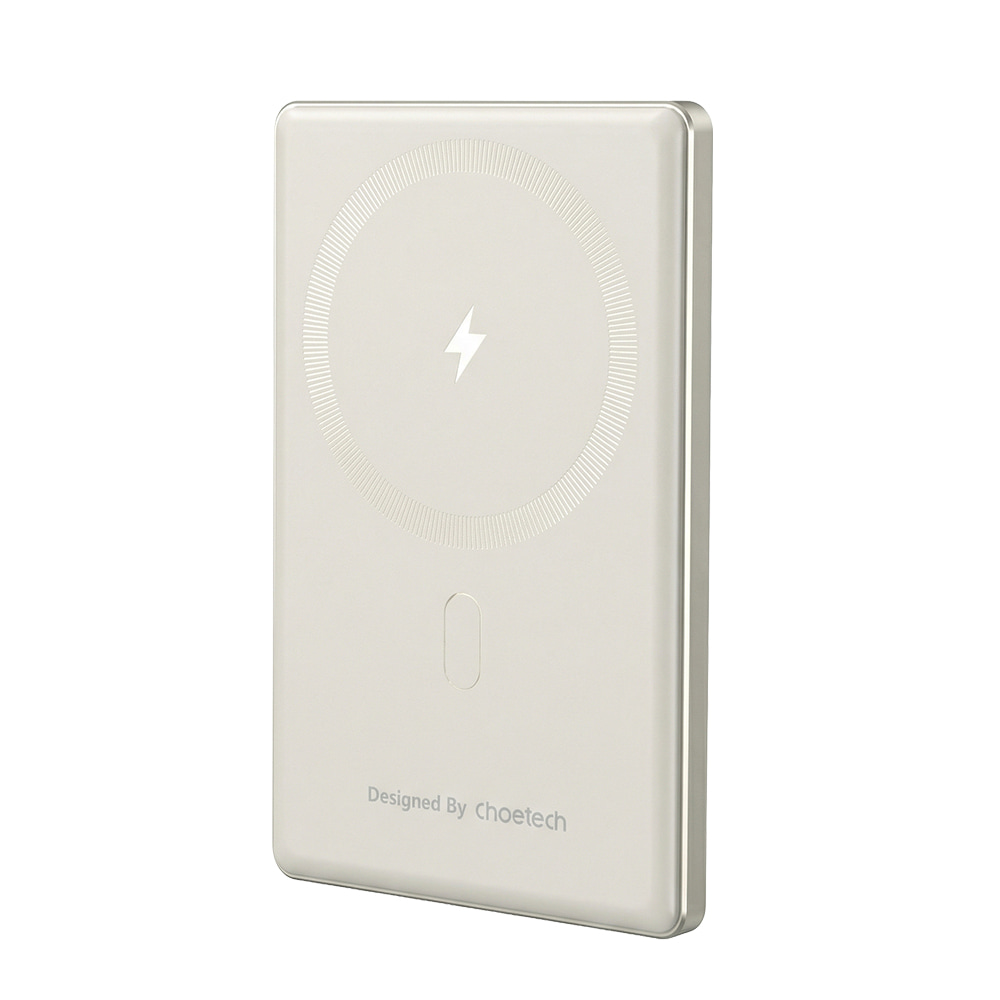 Повербанк 5000mAh Choetech B738 White QC3.0 PD3.0 бездротова магнітна зарядка купити в Україні