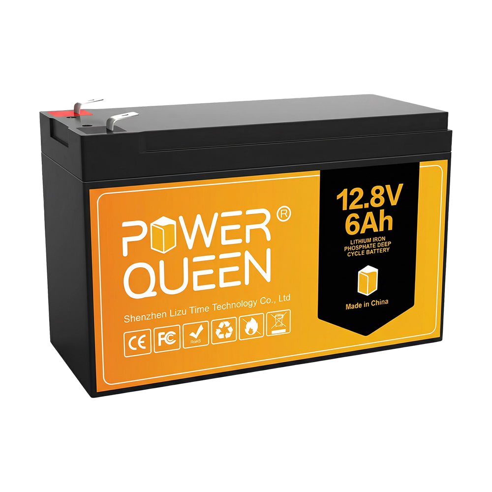 Аккумуляторная батарея литий-железо-фосфатная 12.8В 6А*ч LiFePO4 Power Queen P12V6-6-BASIC-4-A6 купить в Украине