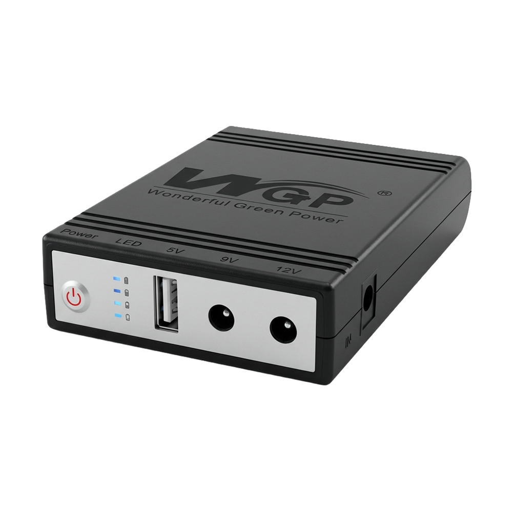 Джерело безперебійного живлення Mini UPS WGP UPS1032 10400mAh 5V/9V/12V, Li-ion 4*2.6Ah, для роутера та оптичного терміналу