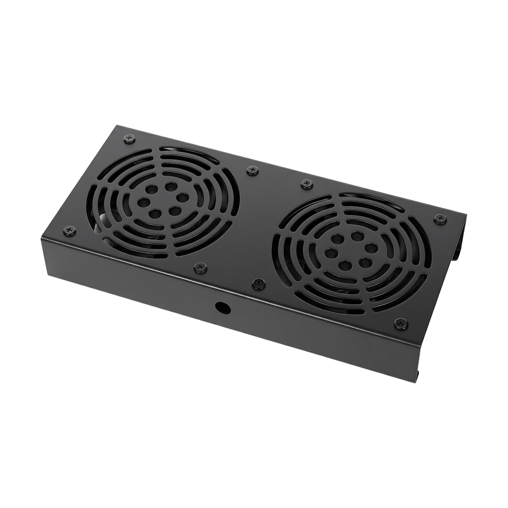 Вентилятор до комутаційних шаф глибиною до 600 мм Trinix TRX-FAN2 Black купити в Україні