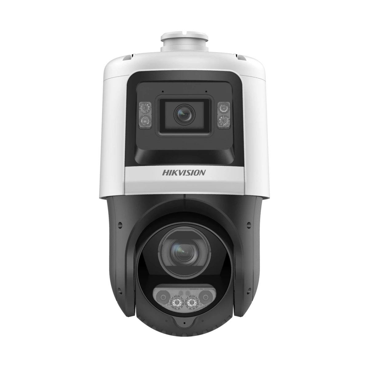 IP PTZ-видеокамера 4Mp+4Mp Hikvision DS-2SE4C425MWG-E/14(F0) TandemVu f=2.8mm+5-125mm, ИК+LED-подсветка, с микрофоном купить в Украине