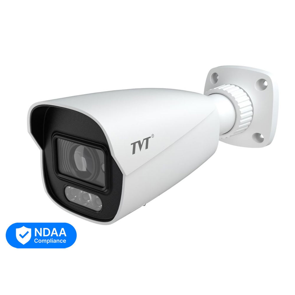 IP-відеокамера 4Mp TVT TD-9442C4-A(PE/AW3) White Full Color f=2.8mm з мікрофоном купити в Україні