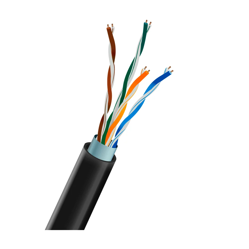 Кабель вита пара FTP CAT6 CU 0.57mm LDPE Outdoor Trinix 305m купити в Україні