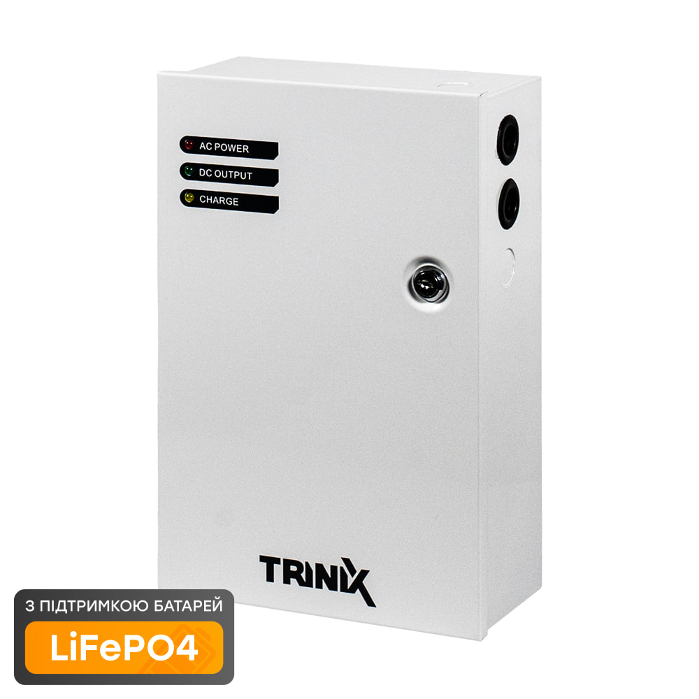 Источник бесперебойного питания Trinix PSU-1205/8CH(M) LiFePO4, 8 каналов нагрузки купить в Украине