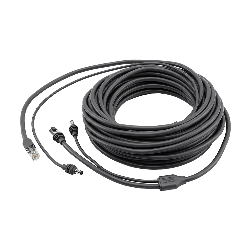 Кабель живлення та передачі даних 2 в 1 DC+Ethernet для Starlink Mini з перехідником Type-C 15м