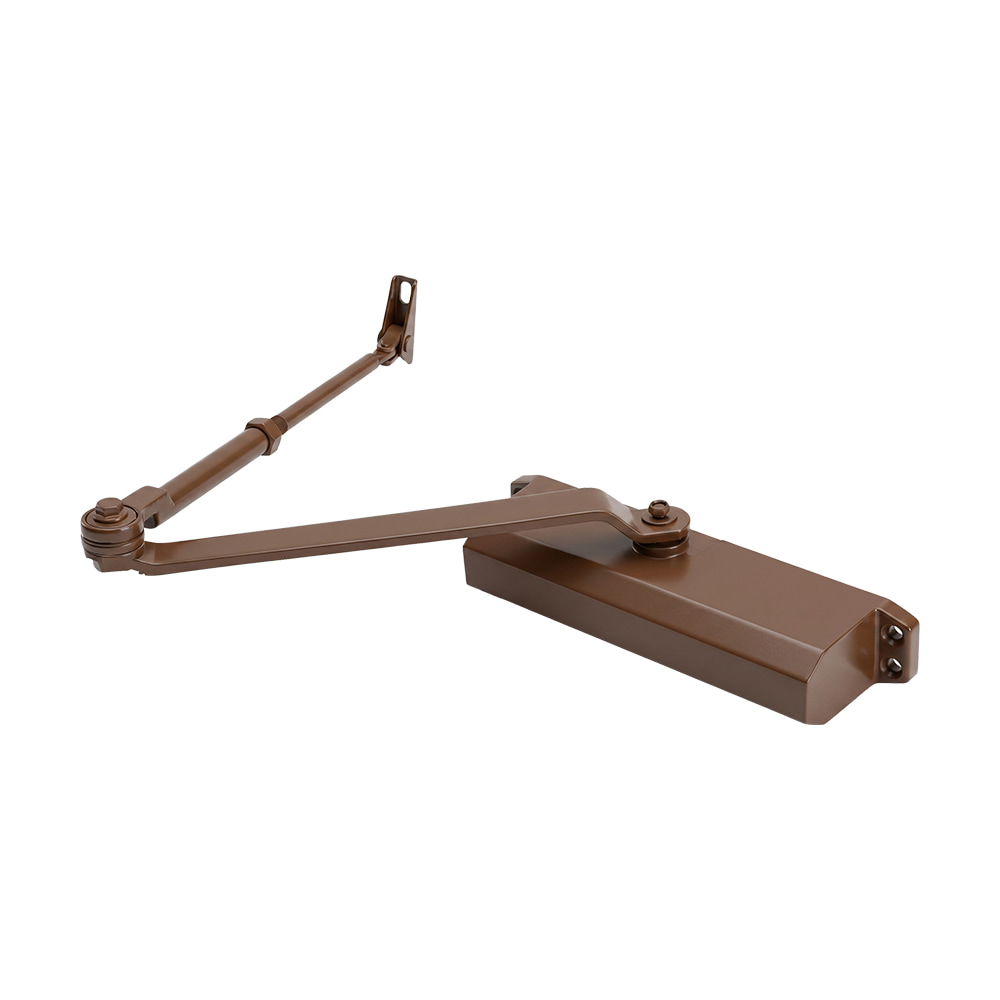 Дверний доводчик Dortec DT-65HA Brown 85-120кг з фіксацією дверей у відчиненому положенні купити в Україні