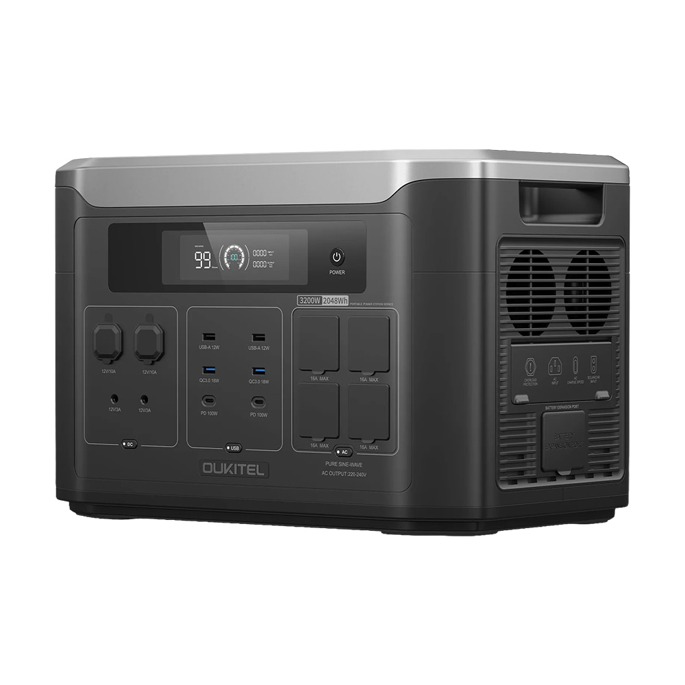 Портативная зарядная станция OUKITEL BP3000E 3200W 2048Wh купить в Украине