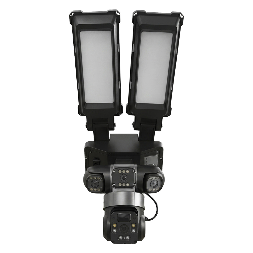 IP PTZ-відеокамера автономна з WiFi, прожектором та сонячною панеллю 3Mp+3Mp+3Mp Light Vision VLC-1223WIL/3C (Lamp+Solar) f=4mm, на акумуляторних батареях купити в Україні