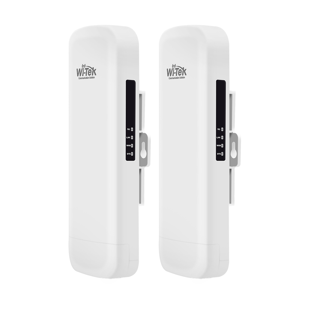 Комплект бездротового моста WiFi Wi-Tek WI-CPE513P-KIT V3 5GHz, 300Mbps, 5km, 2x100Mbps, PoE IN/PoE OUT, Cloud купити в Україні
