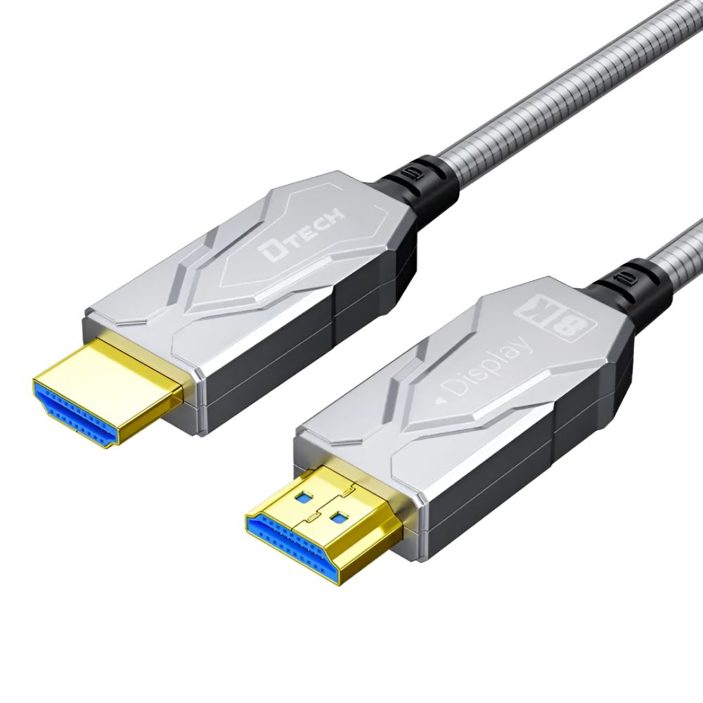 Кабель оптичний армований HDMI 2.0V 50m Dtech DT-HF2050K купити в Україні