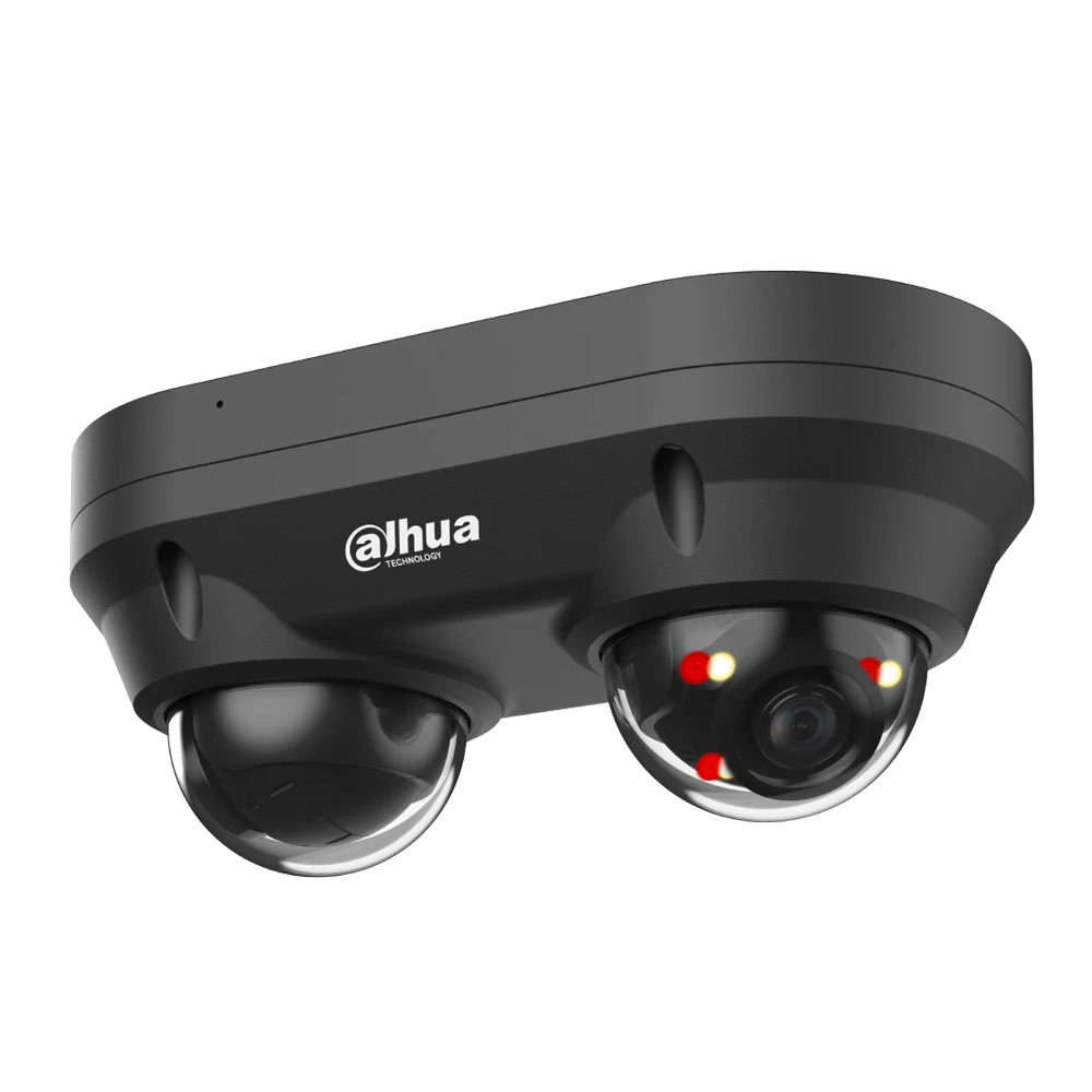 IP-відеокамера 4Mp+4Mp Dahua DH-IPC-HDBW2449F-AS-E2-IL-Black f=2.8mm+2.8mm, ІЧ+LED, з мікрофоном купити в Україні