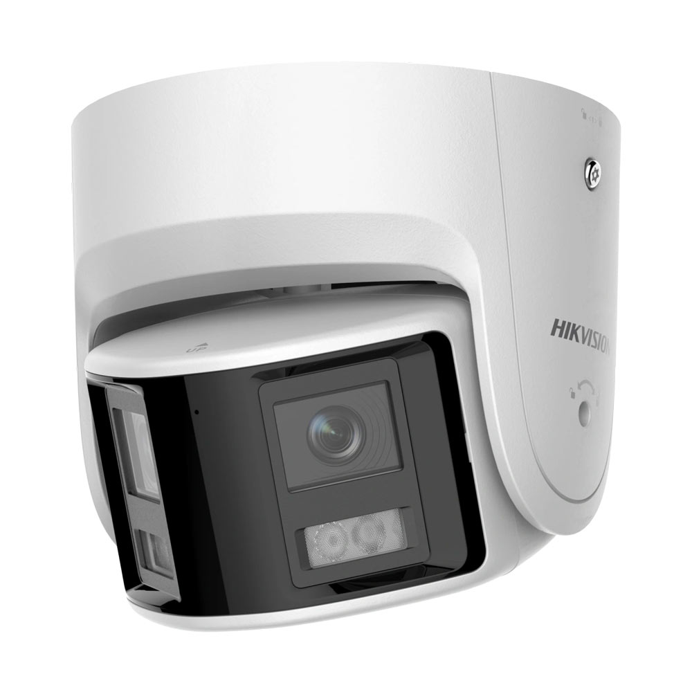 IP-відеокамера панорамна 4Mp Hikvision DS-2CD2346G2P-ISU/SL(C) f=2.8mm+2.8mm з мікрофоном купити в Україні