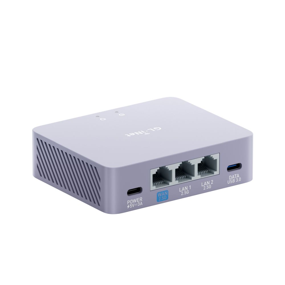 2.5G Multi-WAN VPN-маршрутизатор / шлюз безпеки GL.iNet Brume 3 (GL-MT5000) DPI купити в Україні