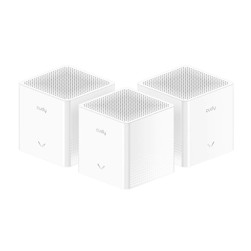 Маршрутизатор WiFi Mesh-система WiFi 6 Cudy M3000S White (3-Pack) 3 штуки двухдиапазонные гигабитные AX3000 купить в Украине