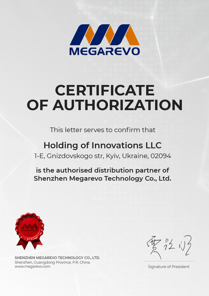 Сертифікат Megarevo